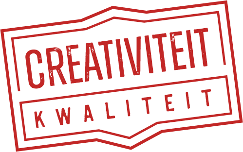 Creativiteit - kwaliteit sticker Smaeck Vermaeck